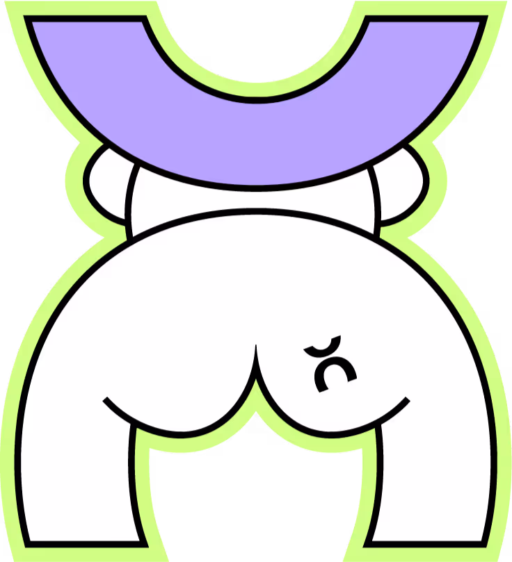Nordika CEO from behind reindeer illustration